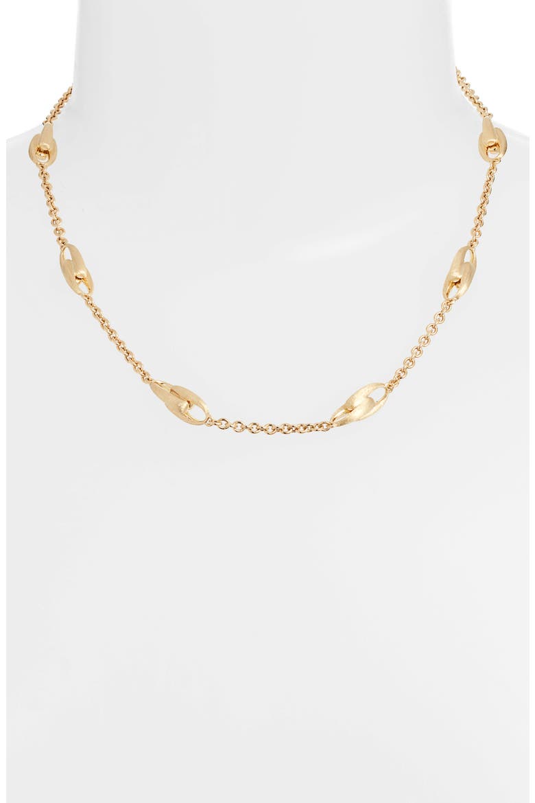 Lucia Link Collar Necklace, Alternate, color, YELLOW GOLD
