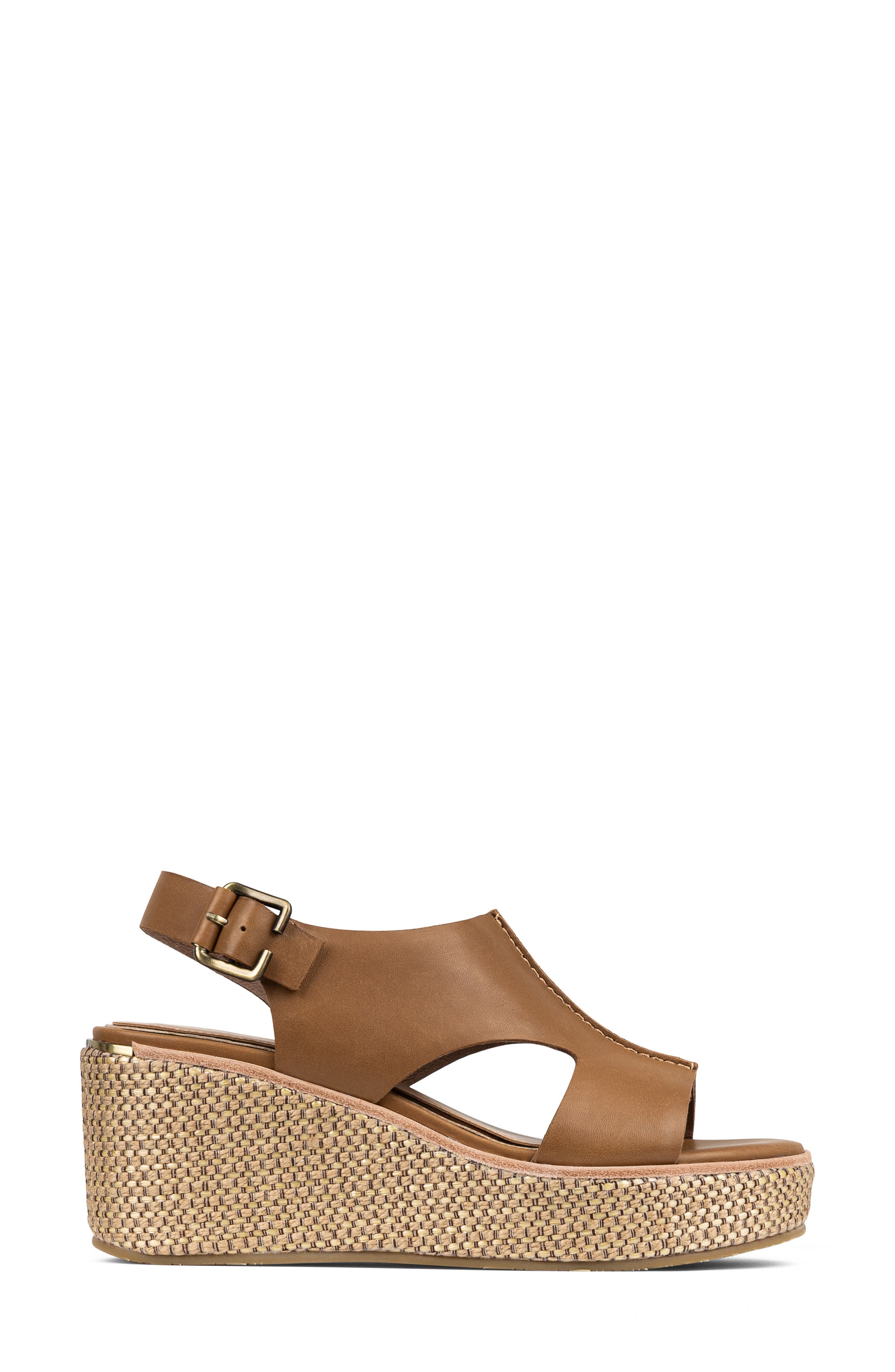 Aree Wedge Sandal, Alternate, color, SADDLE