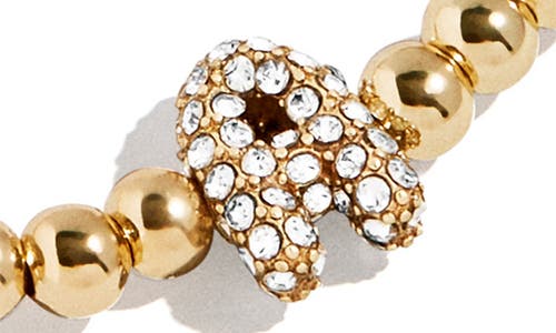 Baublebar Pisa Pavé Heart Station Beaded Bracelet