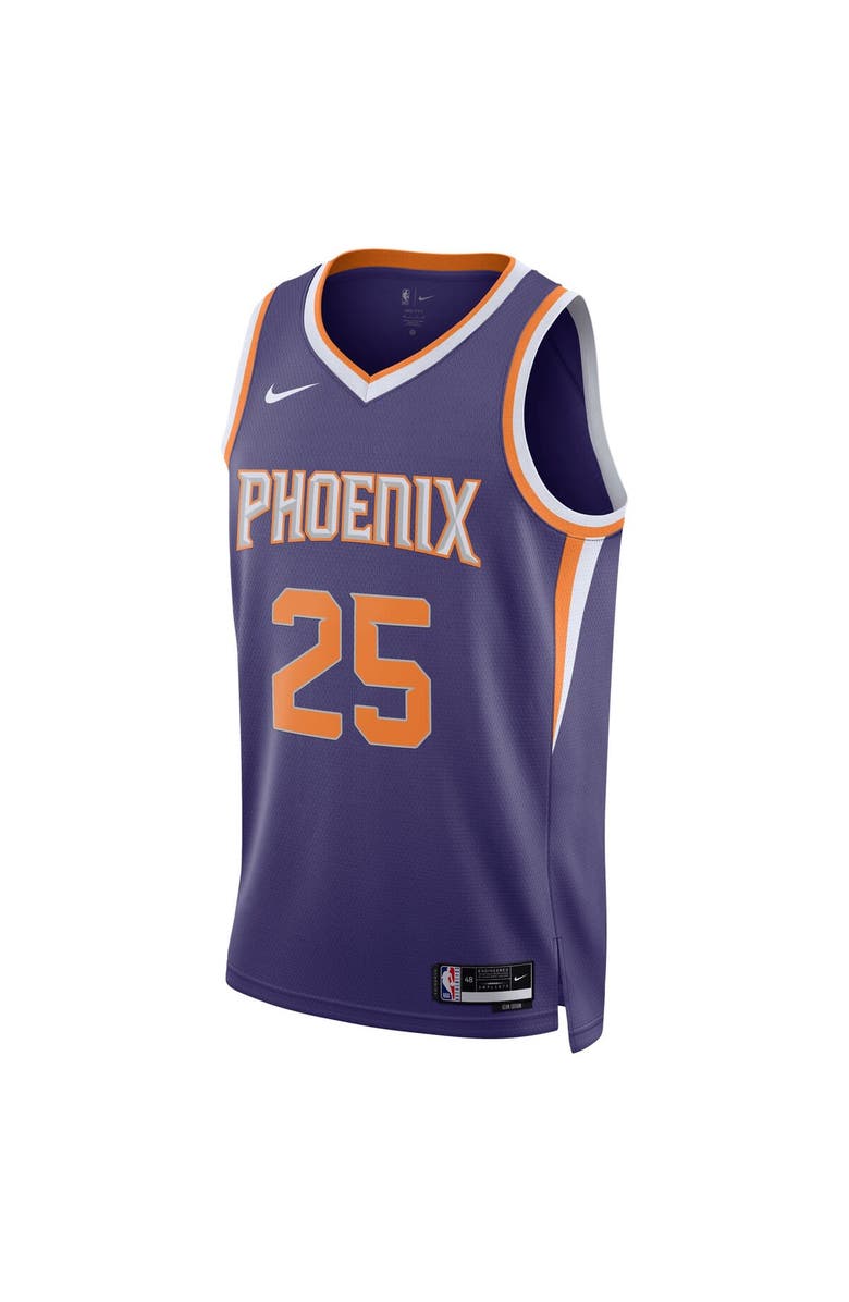Nike Unisex Nike Mikal Bridges Purple Phoenix Suns Swingman Jersey - Icon Edition, Alternate, color, 