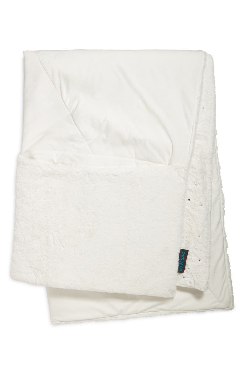 Lovesac Footsac Swarovski<sup>®</sup> Crystal Embellished Faux Fur Blanket, Alternate, color, 