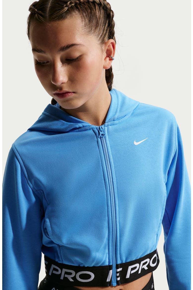 Kids' Dri-FIT Zip-Front Hoodie, Alternate, color, UNIVERSITY BLUE