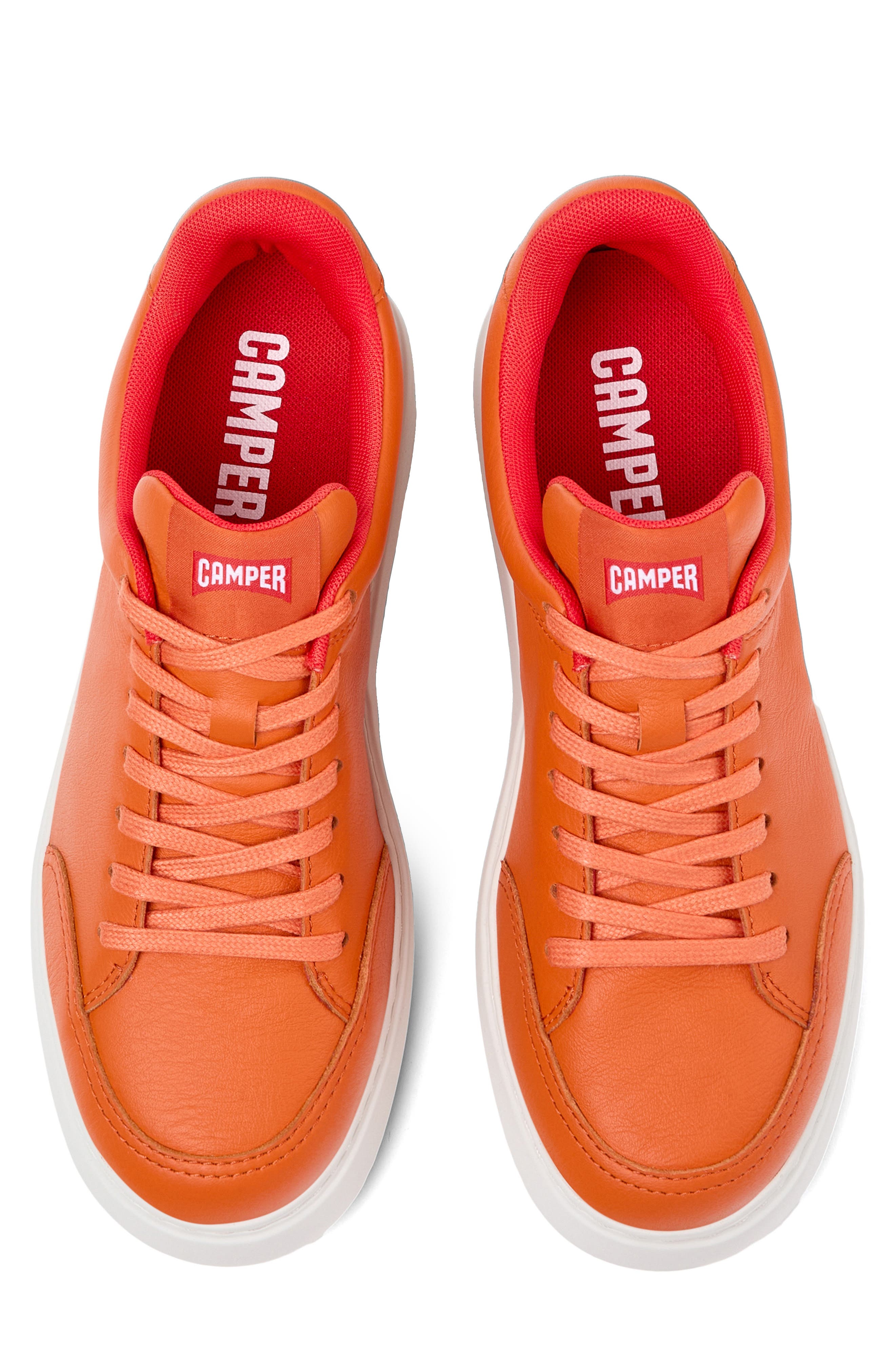 Camper Runner K21 Sneaker, Alternate, color, Bright Orange