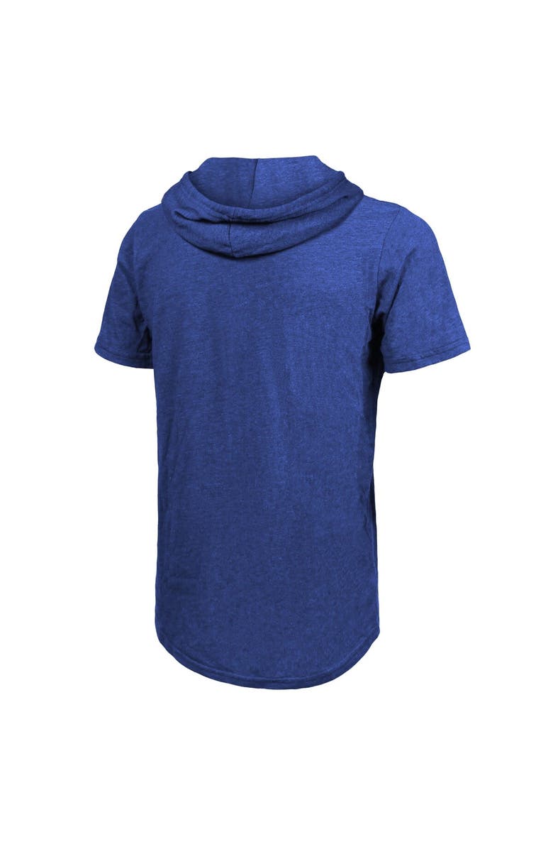 Majestic Threads Men's Majestic Threads Royal Texas Rangers 2023 World Series Champions Tri-Blend Hoodie T-Shirt, Alternate, color,