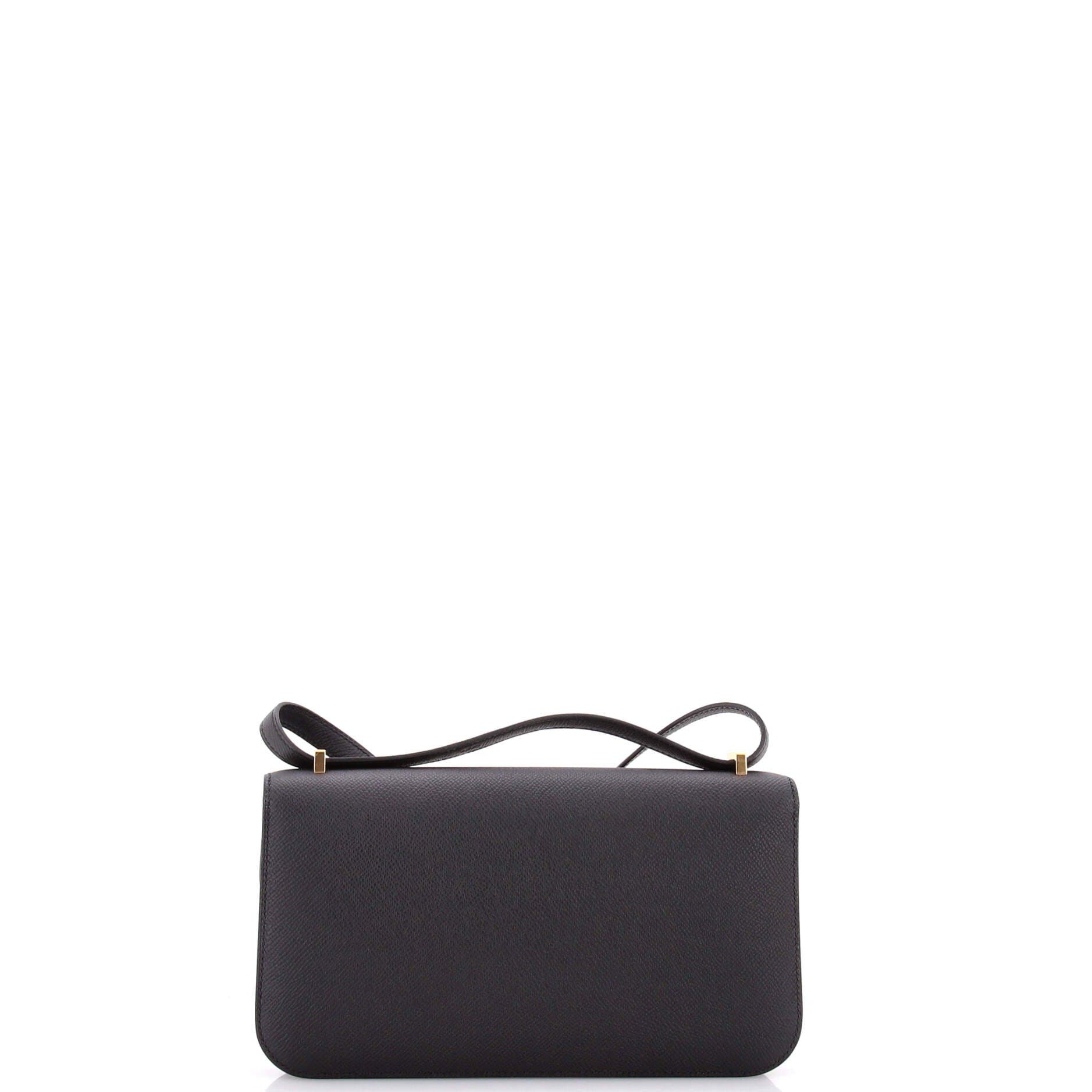 Pre-Owned Hermes Constance Elan NM Bag Epsom 25, Alternate, color, Noir