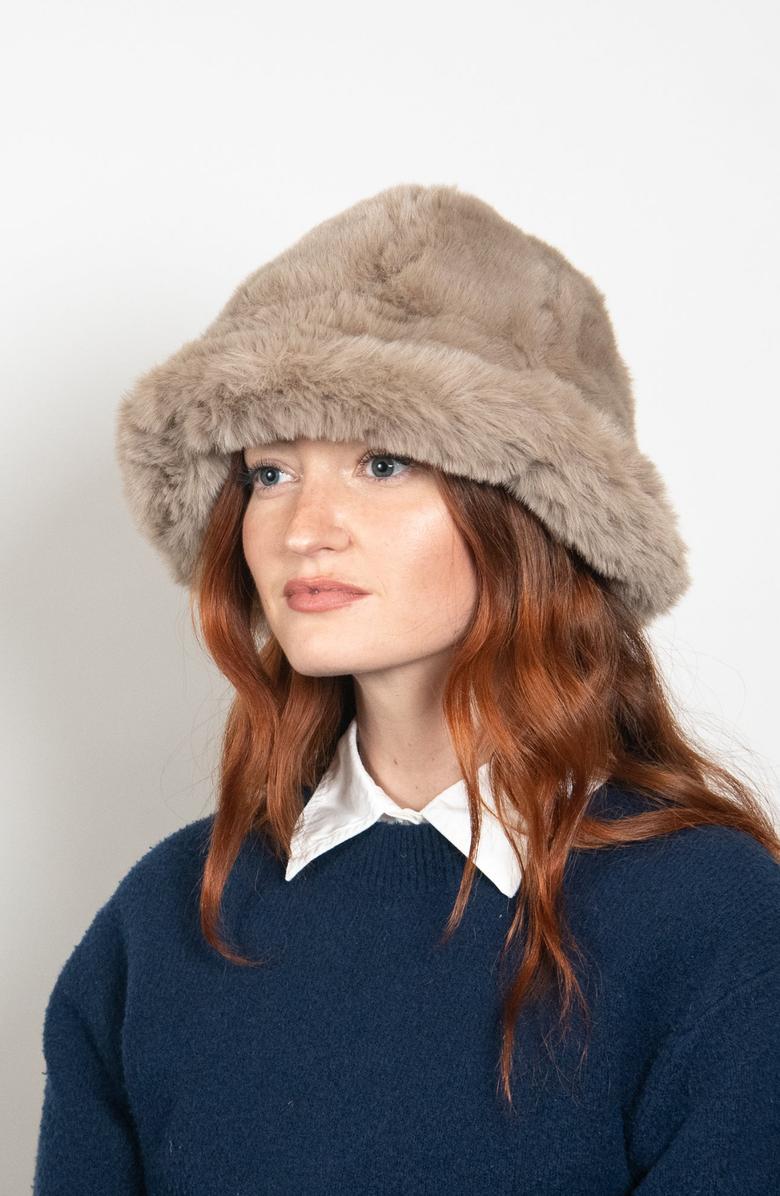 W Y E T H Corbin Bucket Hat, Alternate, color, Taupe