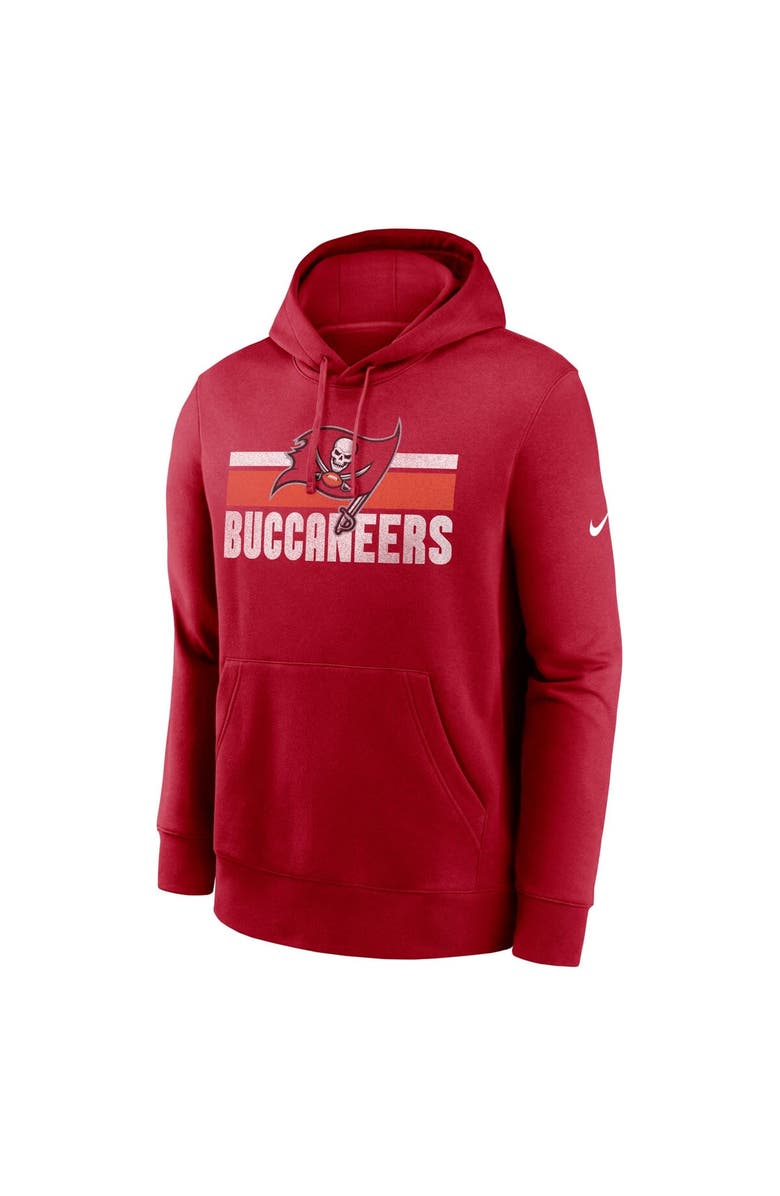 Nike Men's Nike Red Tampa Bay Buccaneers Club Fleece Pullover Hoodie, Alternate, color, Red