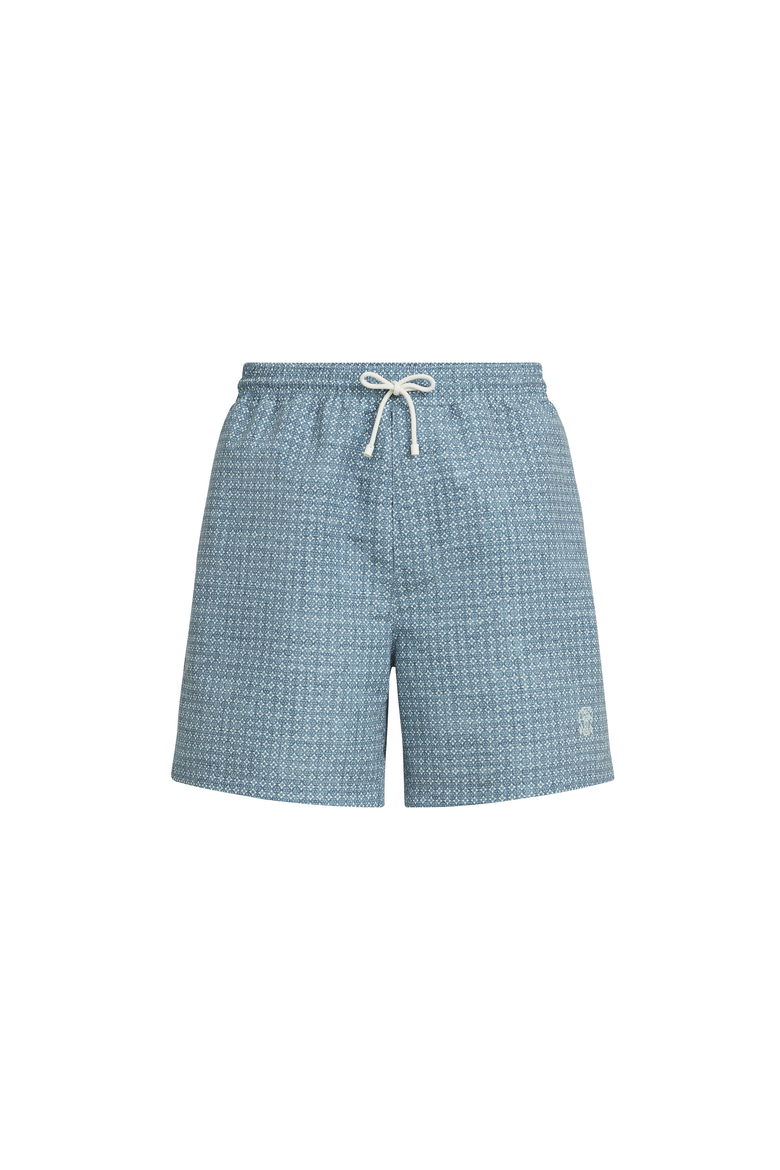 Nylon swim shorts, Alternate, color, Slate