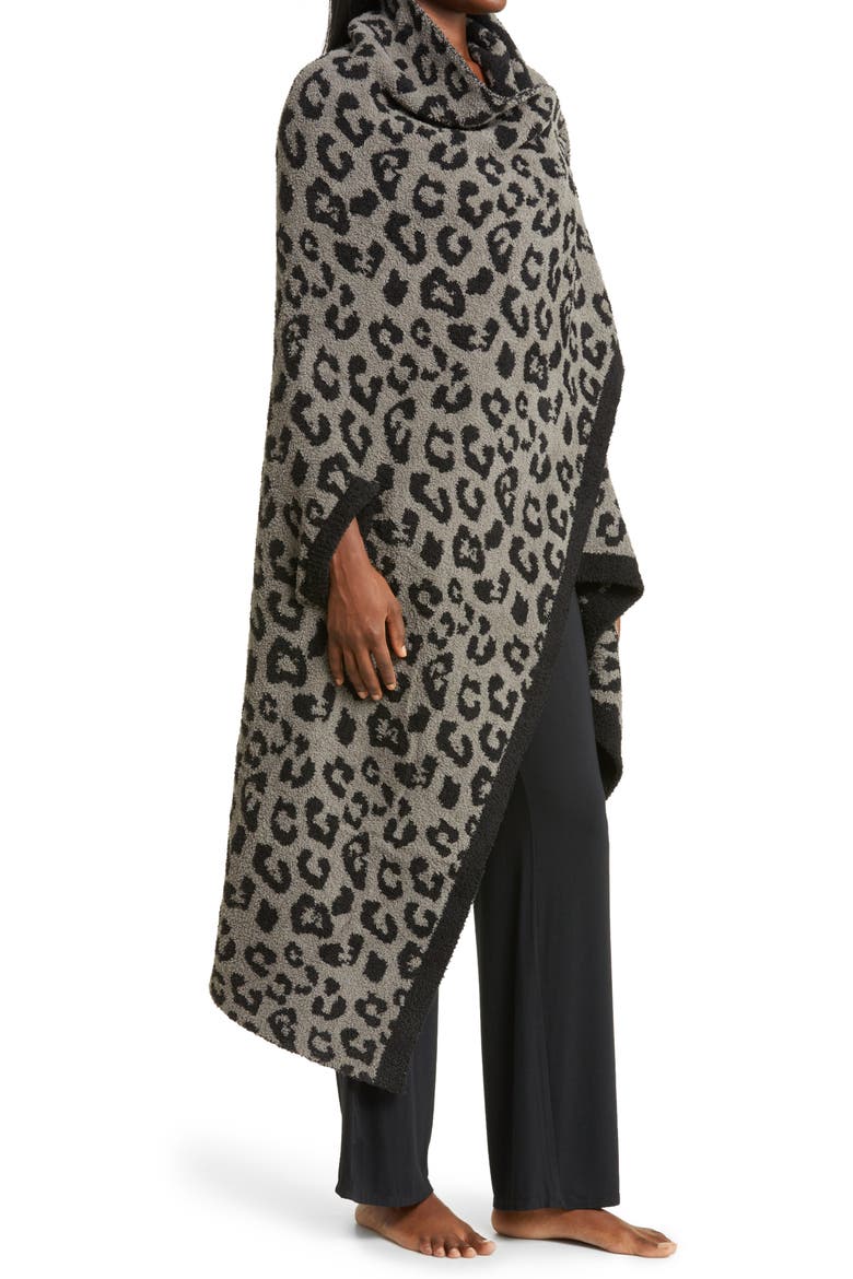 CozyChic™ Wearable Throw, Alternate, color, CHARCOAL/ BLACK