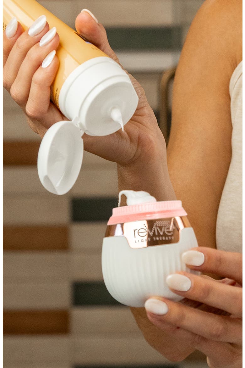Lux Soniqué Mini LED Sonic Cleansing Device System, Alternate, color, WHITE