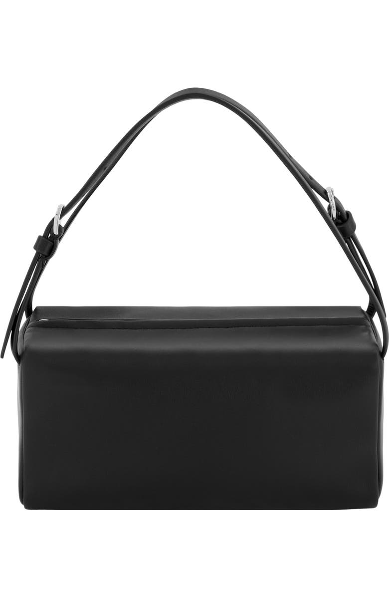 Vince Josie Leather Top Handle Bag, Alternate, color, Black