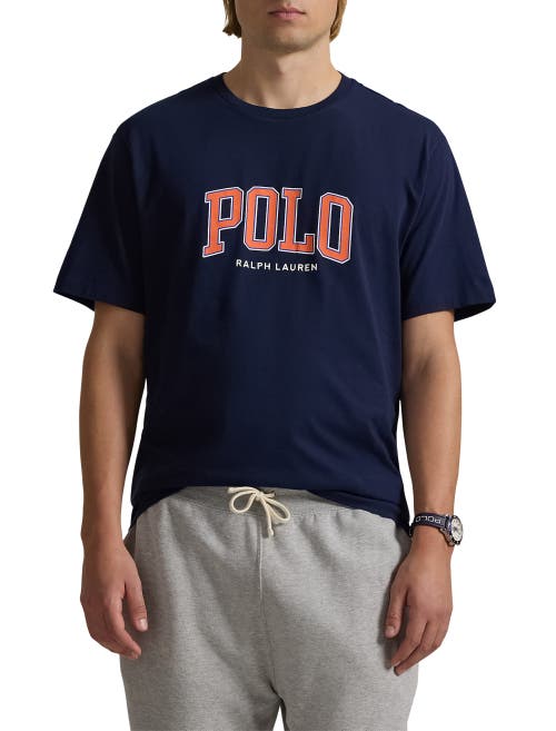 Polo Ralph Lauren Classic Fit Logo Jersey T-shirt In Cruise Navy