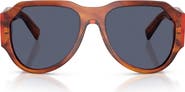 Dolce&Gabbana 58mm Polarized Pilot Sunglasses