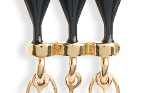 Isabel Marant Fringe Drop Earrings In Gold