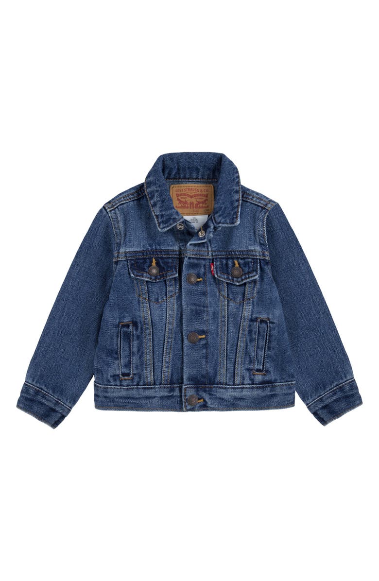 Levi's <sup>®</sup> Denim Trucker Jacket, Main, color, M8xbristol
