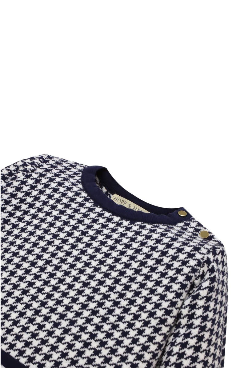 Hope & Henry Baby Girls' Fit and Flare Sweater Dress, Infant, Alternate, color,