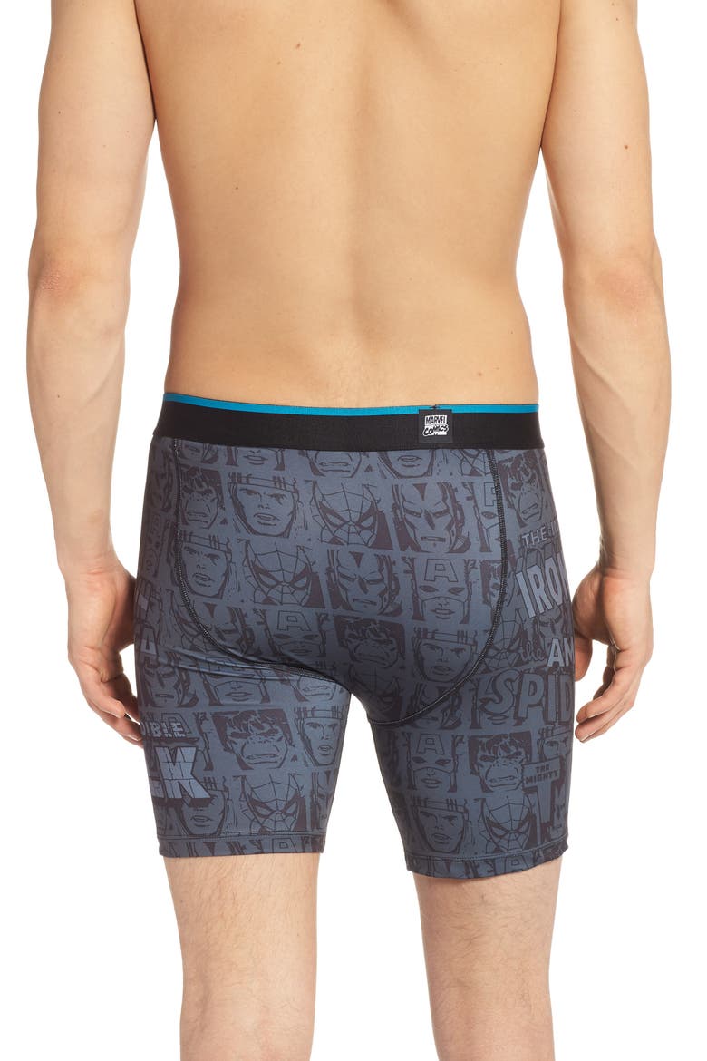 Marvel Boxer Briefs, Alternate, color, BLACK