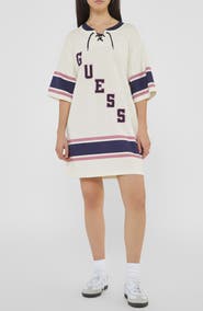 GUESS Go Hockey Jersey T-Shirt Dress