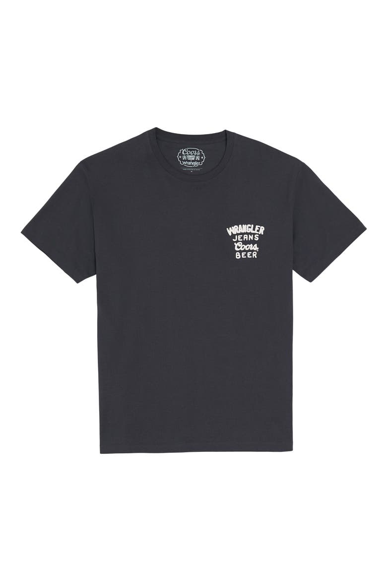 x Coors® Embroidered Logo T-Shirt, Alternate, color, BLACK