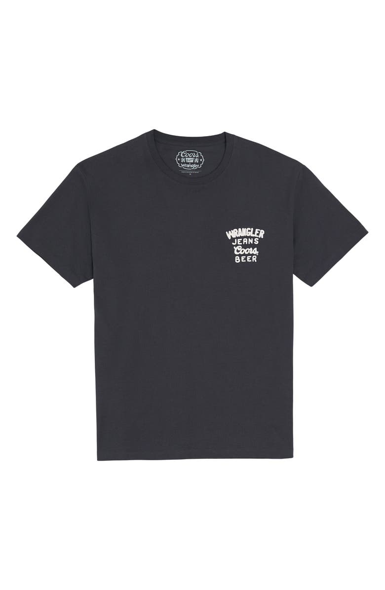 Wrangler x Coors<sup>®</sup> Embroidered Logo T-Shirt, Alternate, color, Black