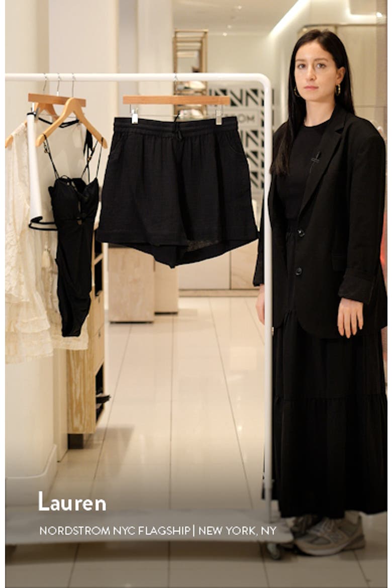 Sunset Beach Cotton Gauze Cover-Up Shorts video