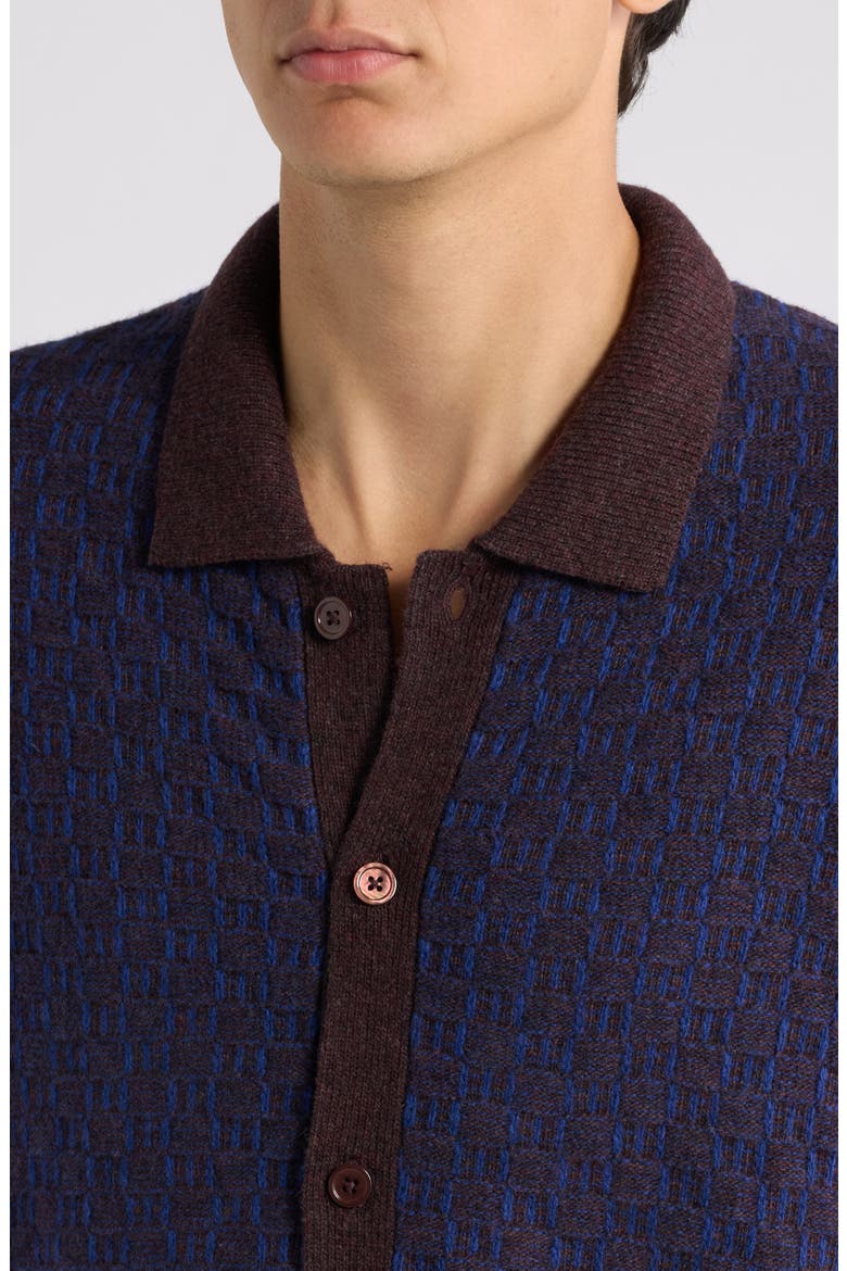 Thor Polo Cardigan, Alternate, color, DEEP TRUFFLE