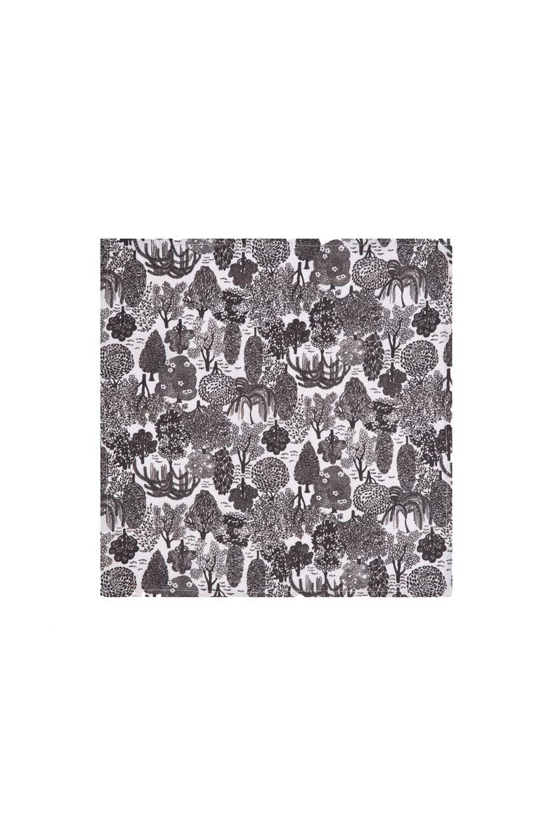 La DoubleJ Large Napkins Set Of 6 (45X45) Bosco Dark Green, Alternate, color, Bosco Dark Green