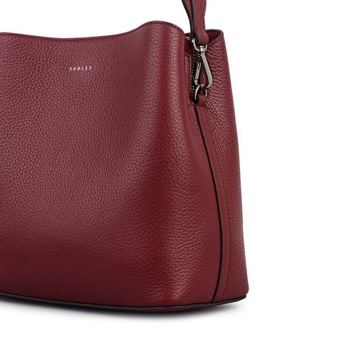 Radley Dukes Place Medium Compartment Crossbody Bag In Red