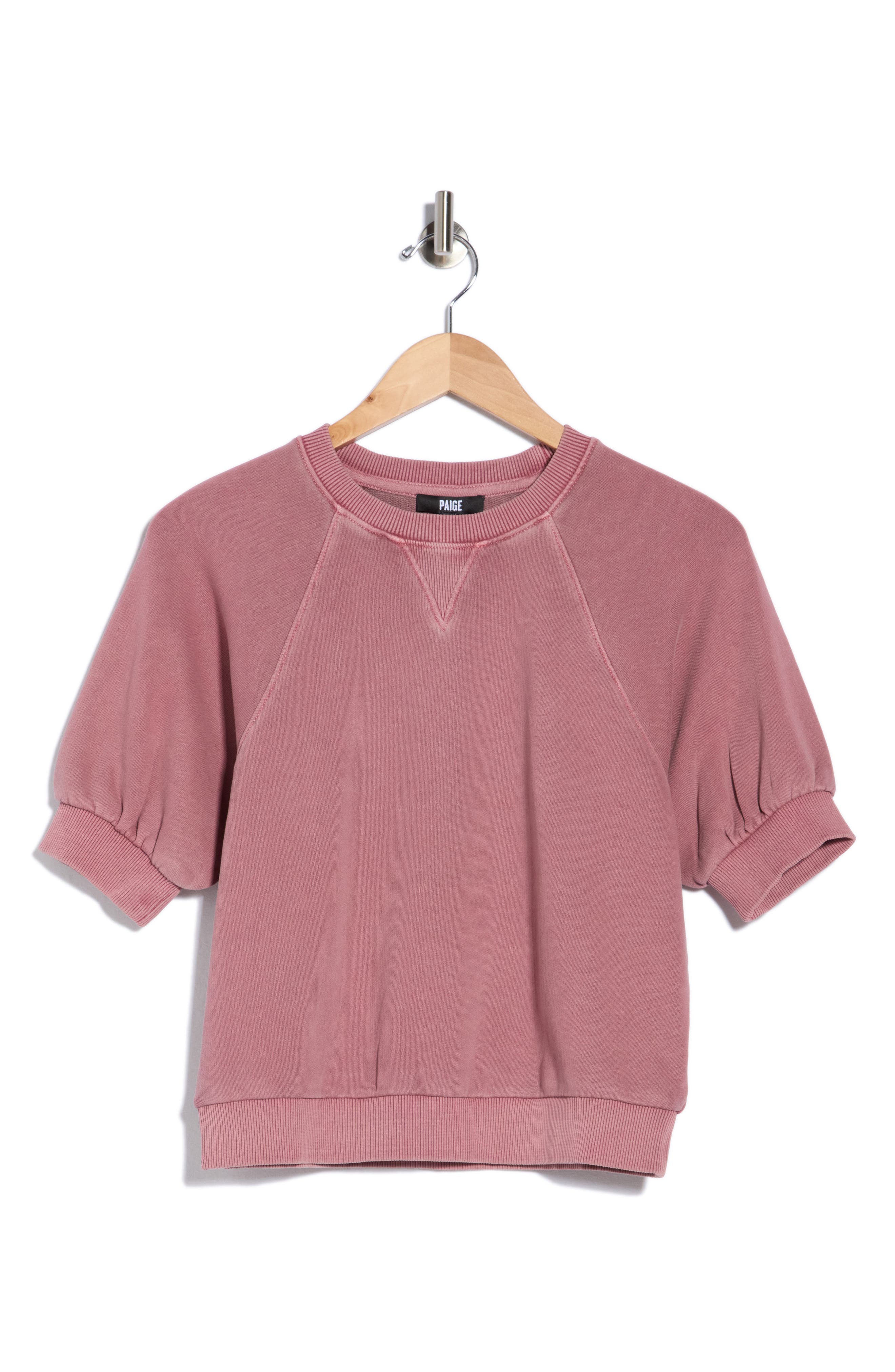Queenie Short Sleeve Puff Sleeve Cotton Top