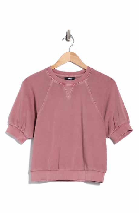Queenie Short Sleeve Puff Sleeve Cotton Top