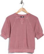 PAIGE Queenie Short Sleeve Puff Sleeve Cotton Top