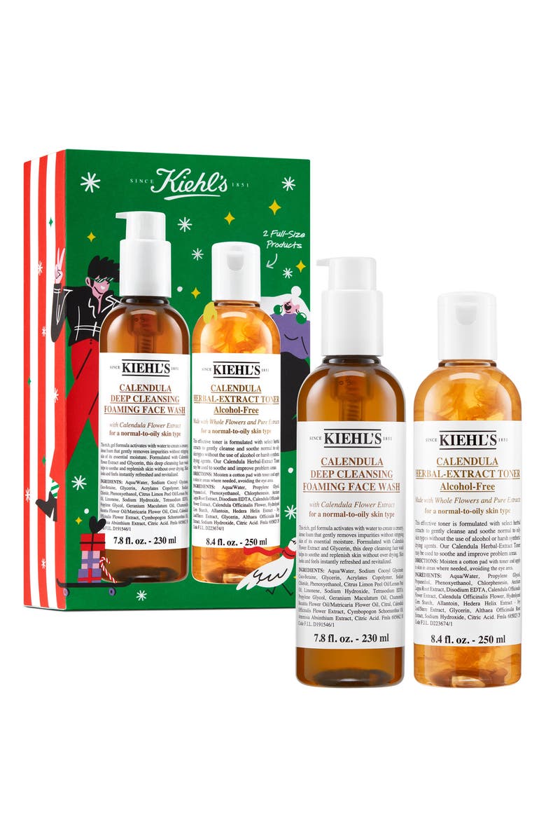 Kiehl's Since 1851 Calendula Cleanser & Toner Duo, Main, color, 