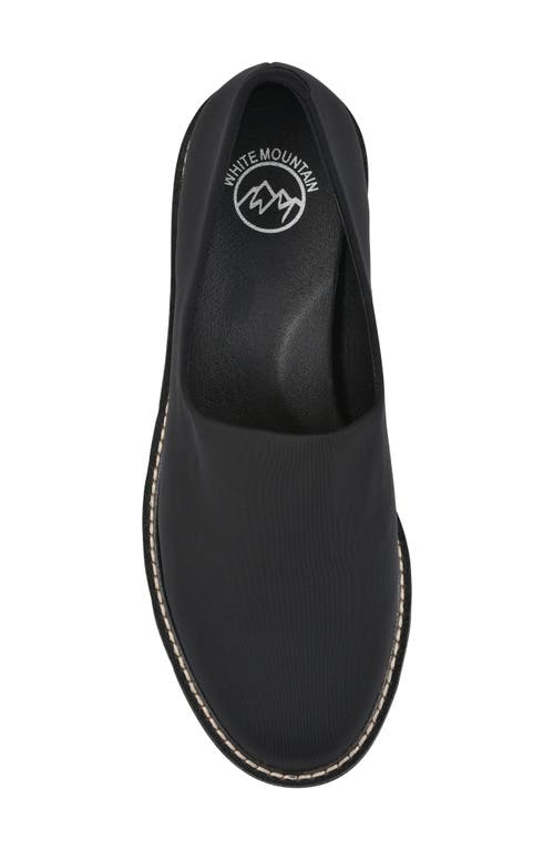 White Mountain Footwear Gianni Lug Sole Loafer In Blue