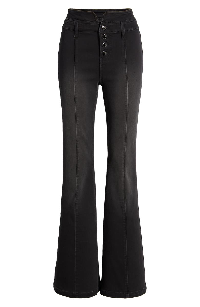 1822 Denim High Waist Flare Jeans, Alternate, color, 