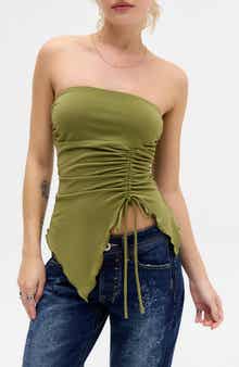 Rem Cinched Strapless Top