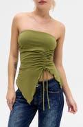 BDG Urban Outfitters Rem Cinched Strapless Top