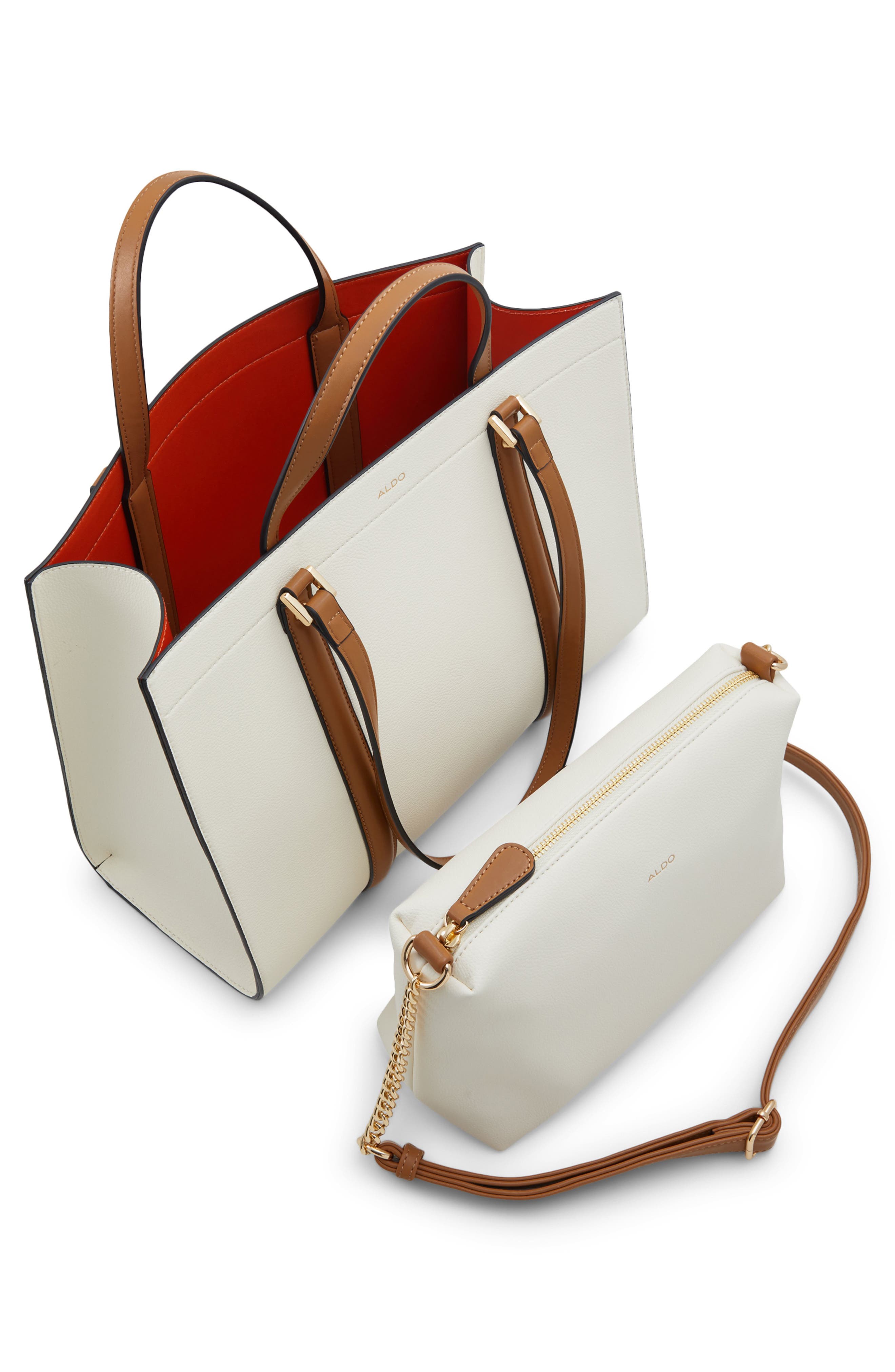 ALDO Ninetonine Faux Leather Tote & Crossbody Bag, Alternate, color, 