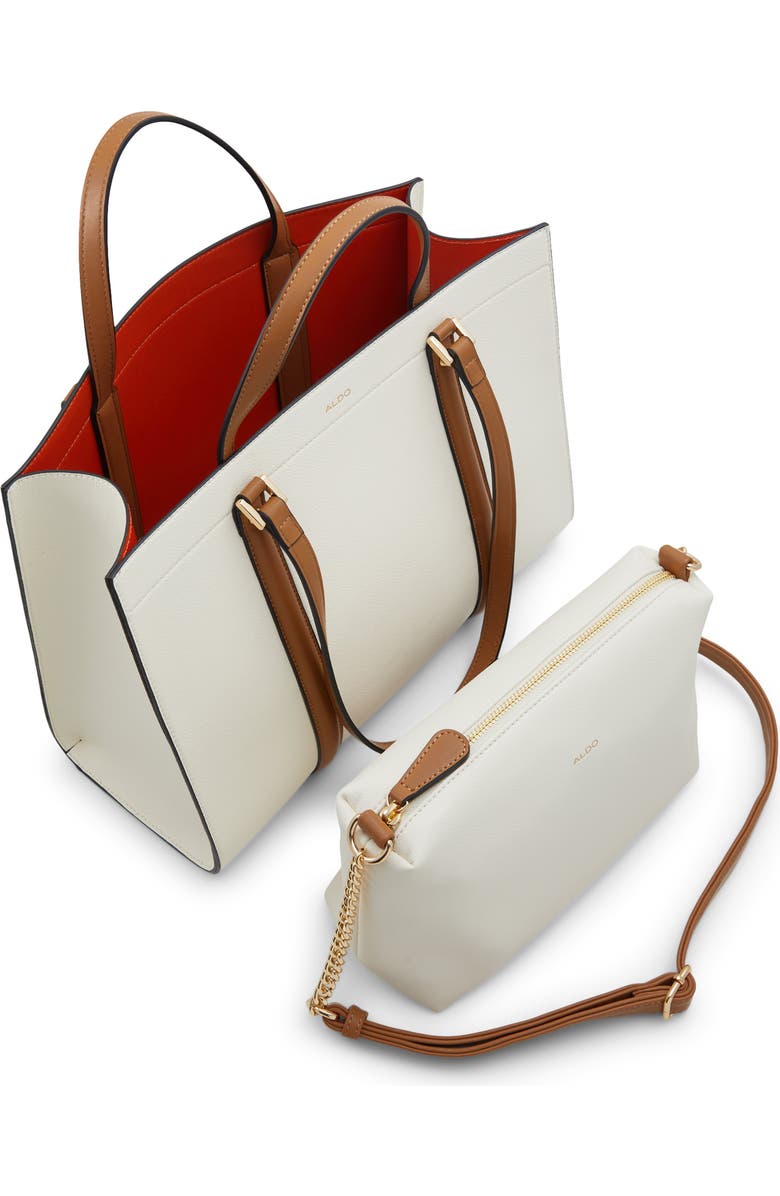 ALDO Ninetonine Faux Leather Tote & Crossbody Bag, Alternate, color,