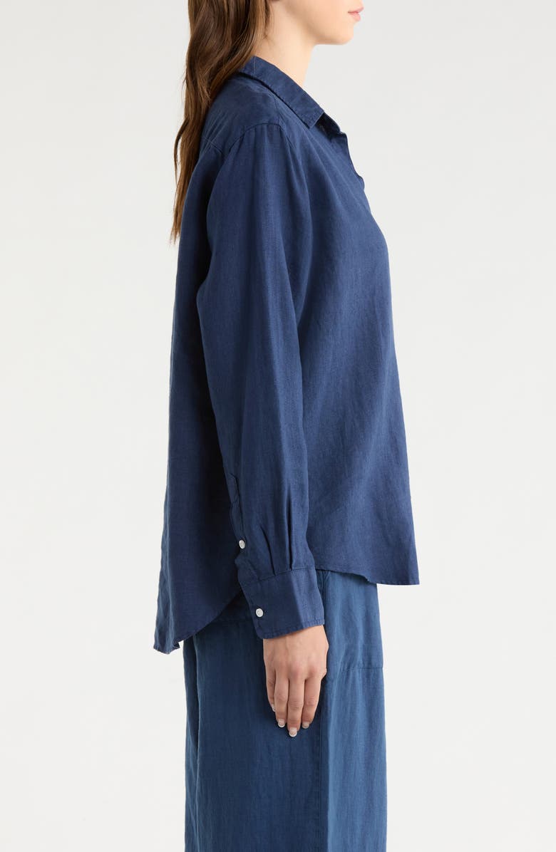 Frank & Eileen Eileen Relaxed Button-Up Shirt, Alternate, color, Navy