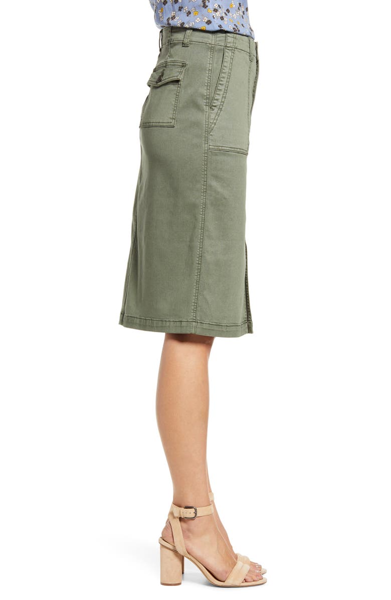 Caslon<sup>®</sup> Twill Cargo Skirt, Alternate, color,