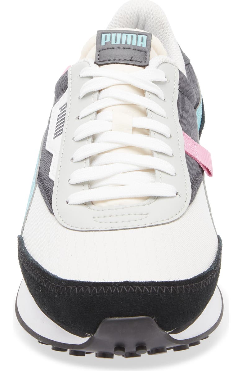 PUMA Future Rider Play On Sneaker, Alternate, color, Porcelain/ Ebony/ Puma Black