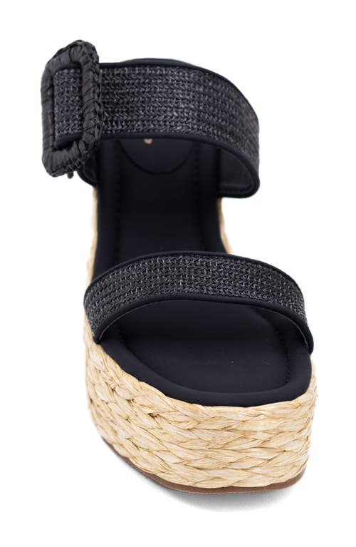 Shushop Leena Platform Wedge Espadrille Sandal