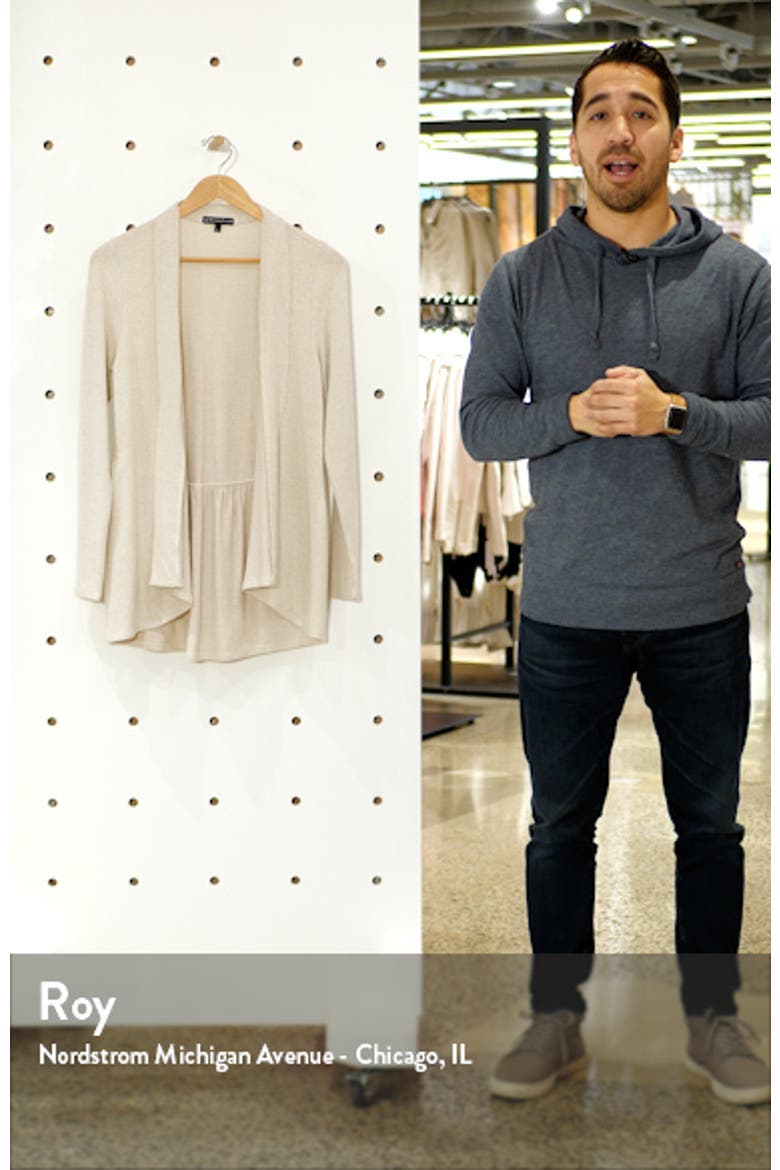 Open Front Cardigan video