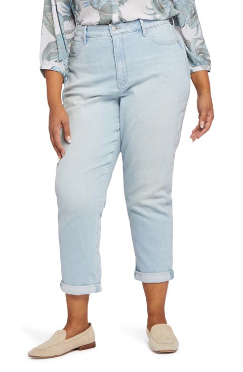 Margot Straight Leg Girlfriend Jeans (Plus Size)