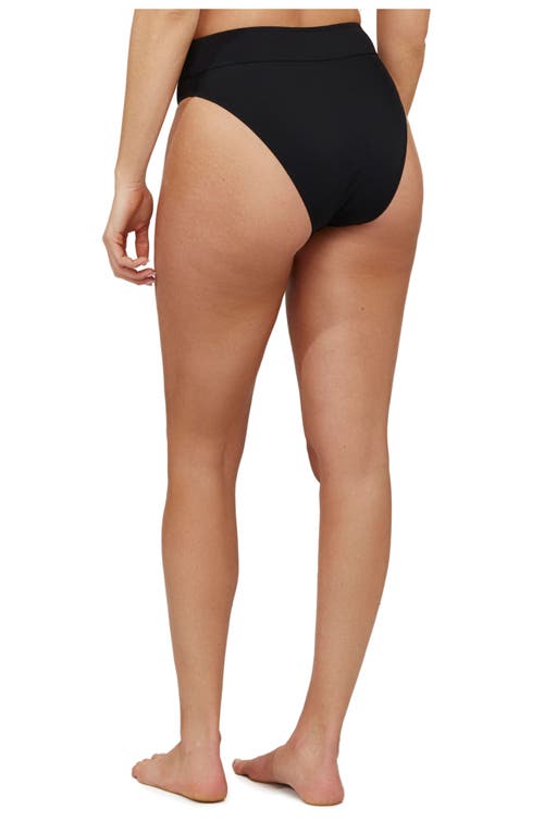 Free Sport By Gottex Basic High Waist Swim Bottom In Black
