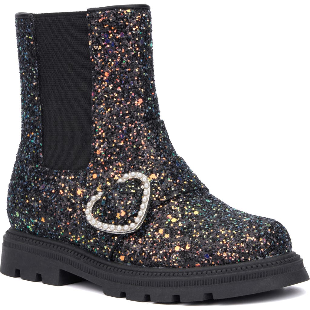 Olivia Miller Kids' Astro Pop Glitter Boot In Multi