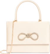 ALESSIA BIANCHI Crystal Bow Evening Bag