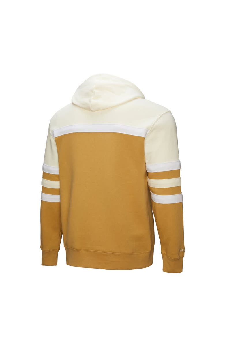 Mitchell & Ness Men's Mitchell & Ness Tan/Cream Detroit Tigers Head Coach Pullover Hoodie, Alternate, color, Tan