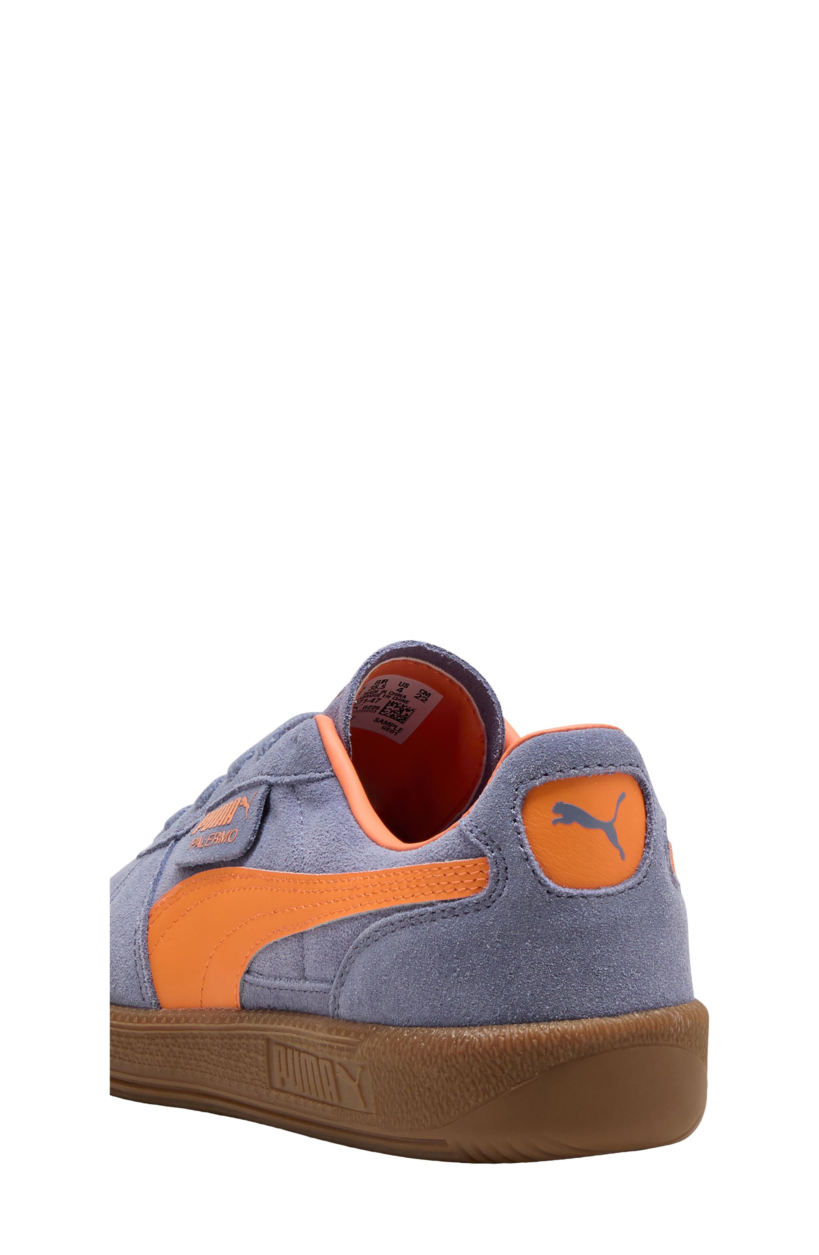 PUMA Kids' Palermo Sneaker, Alternate, color, Gray Sky/ Melon Glow