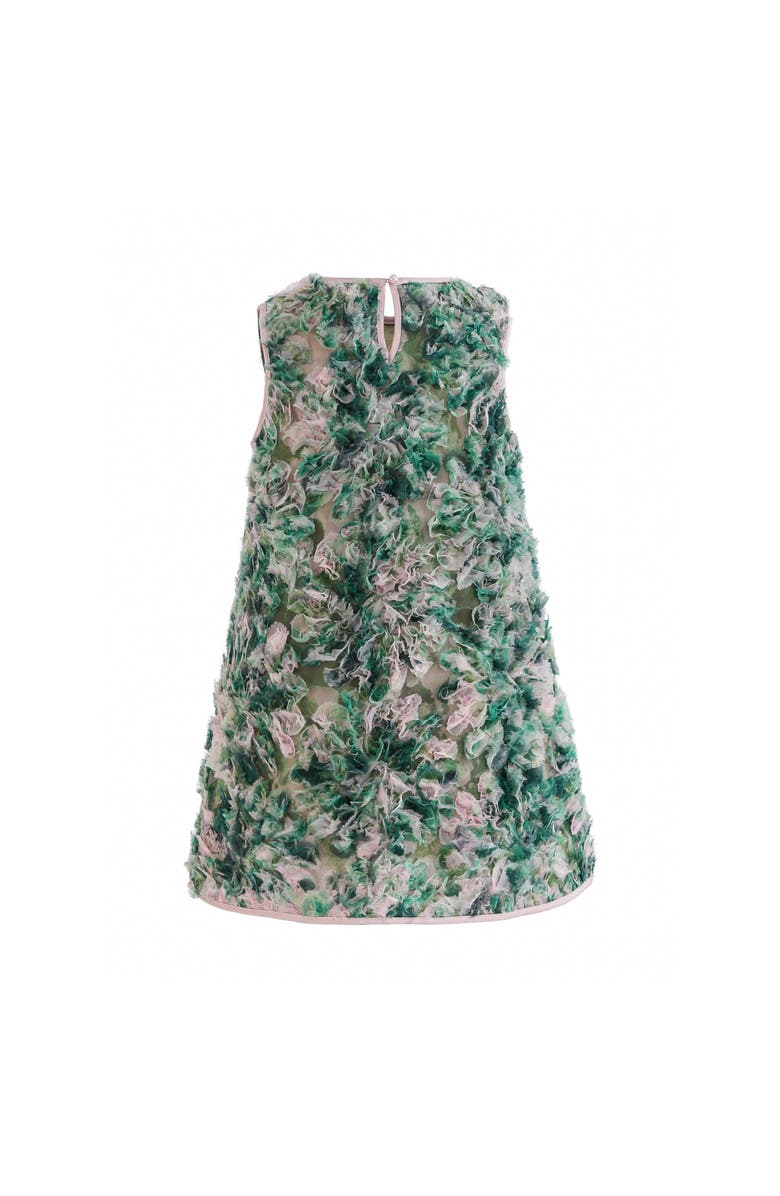 Tulleen Sylvie Floral Textured Dress, Alternate, color, Green